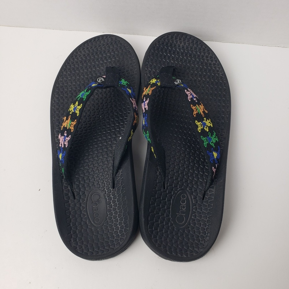 Chacos Grateful Dead Dancing Bears Womens Size 8 Black Sandals - Picture 8 of 16